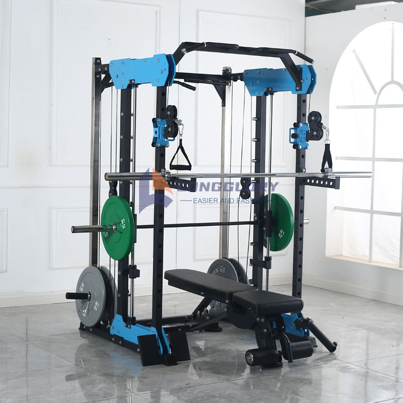 Que músculos o Smith Machine agachará o trem?