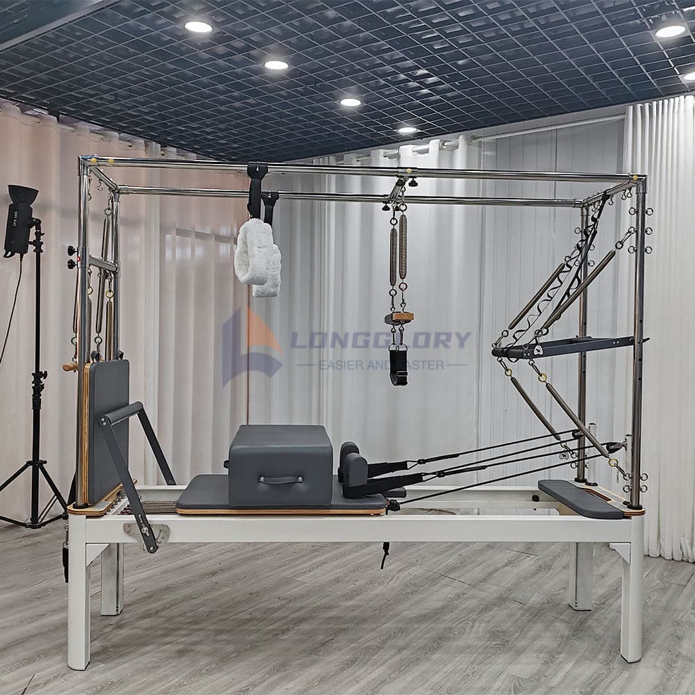 Alumínio Três em Um Pilates cadillac Reformer