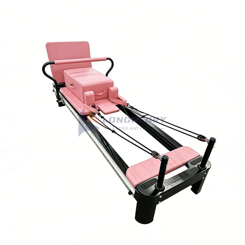 Reformador de Pilates de alumínio de pista completa