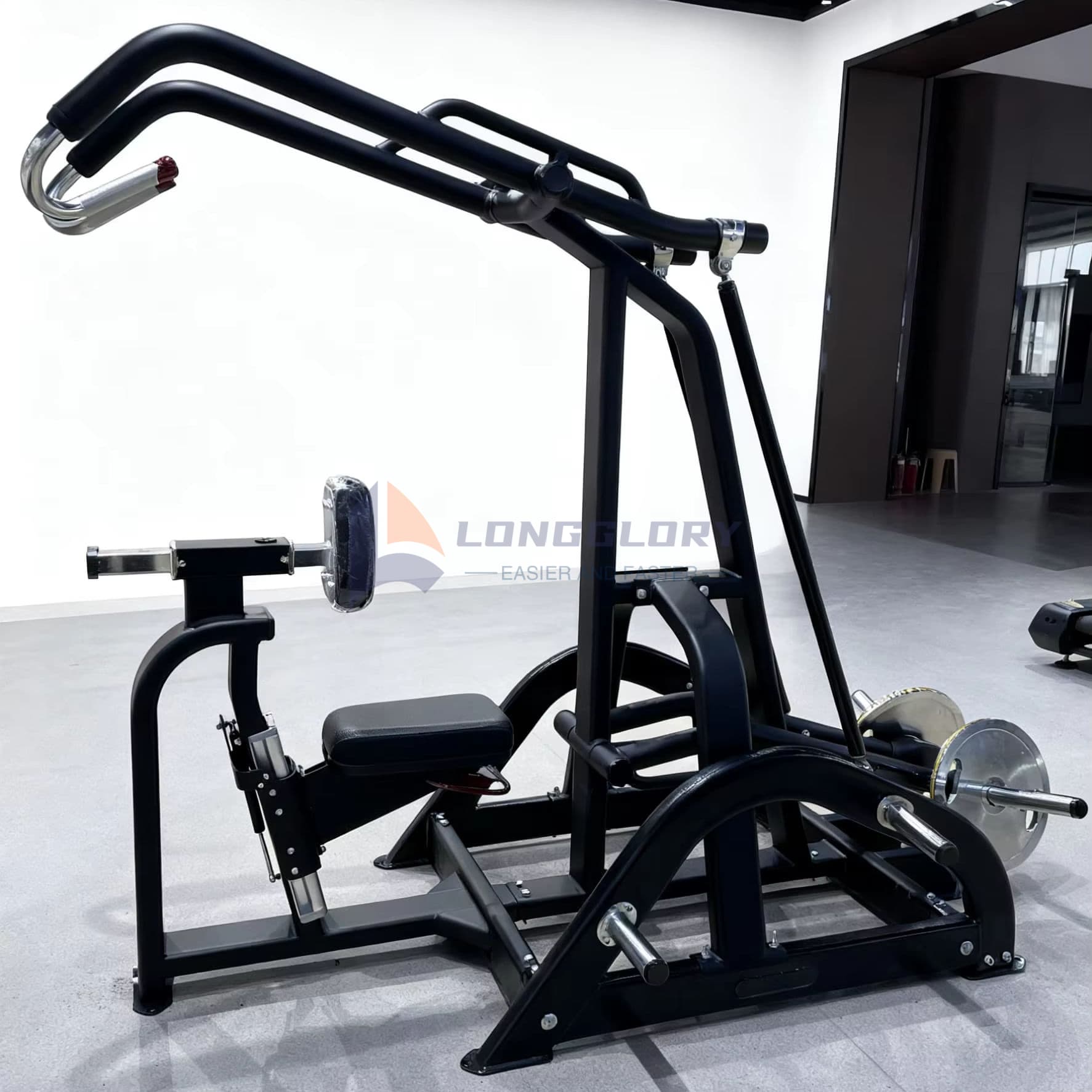 Máquina pulldown de linha alta