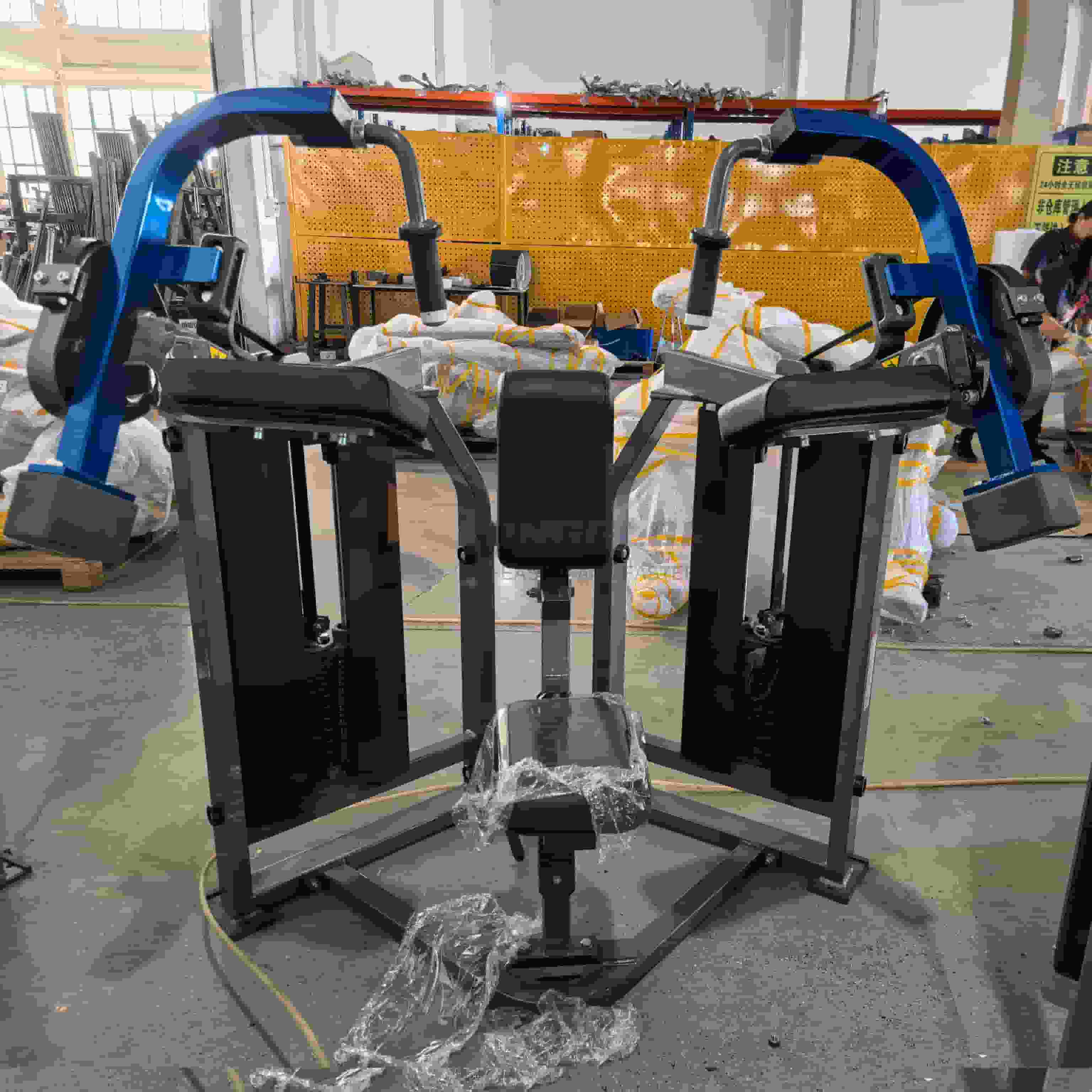 Máquina de extensão de tríceps lateral iso