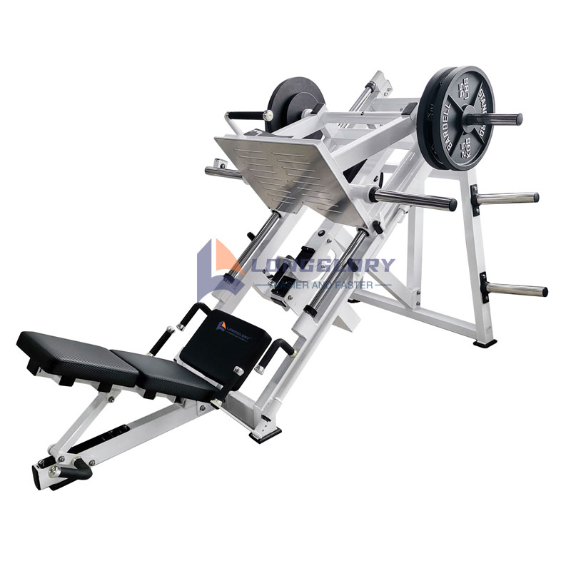 Máquina de leg press linear