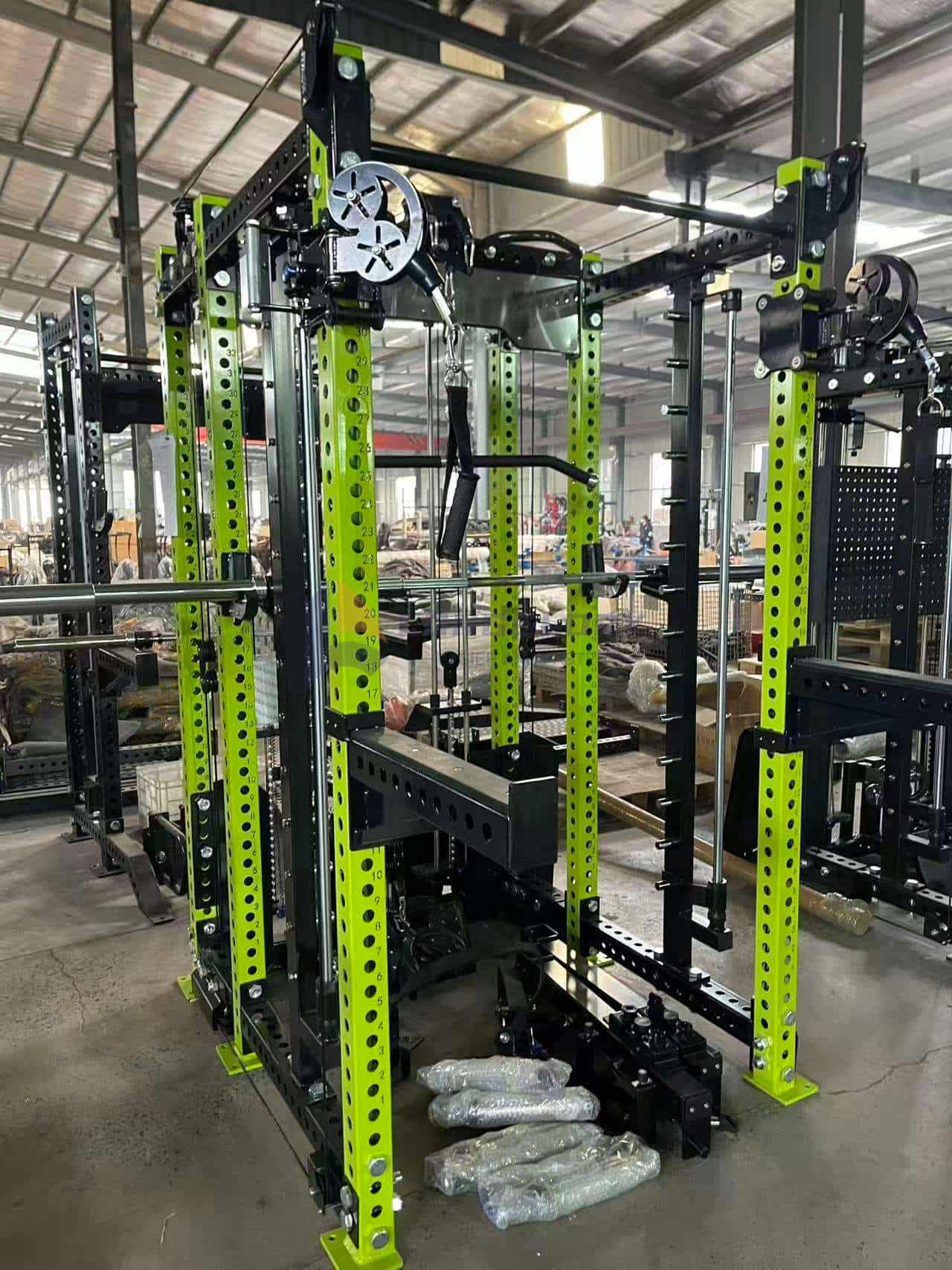 Rack de agachamento multifuncional para treinador Smith