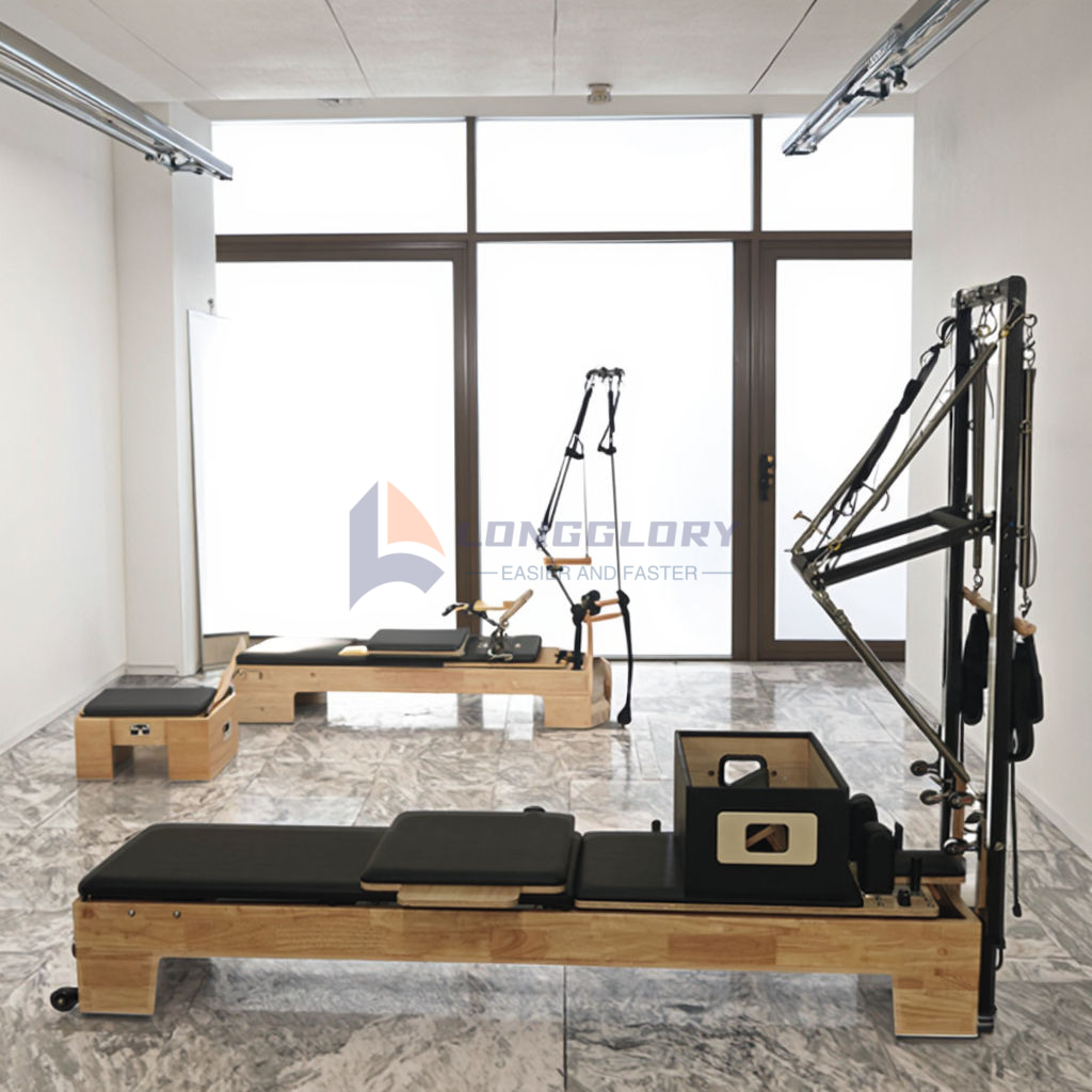 Oak Wood Pilates Machine com torre