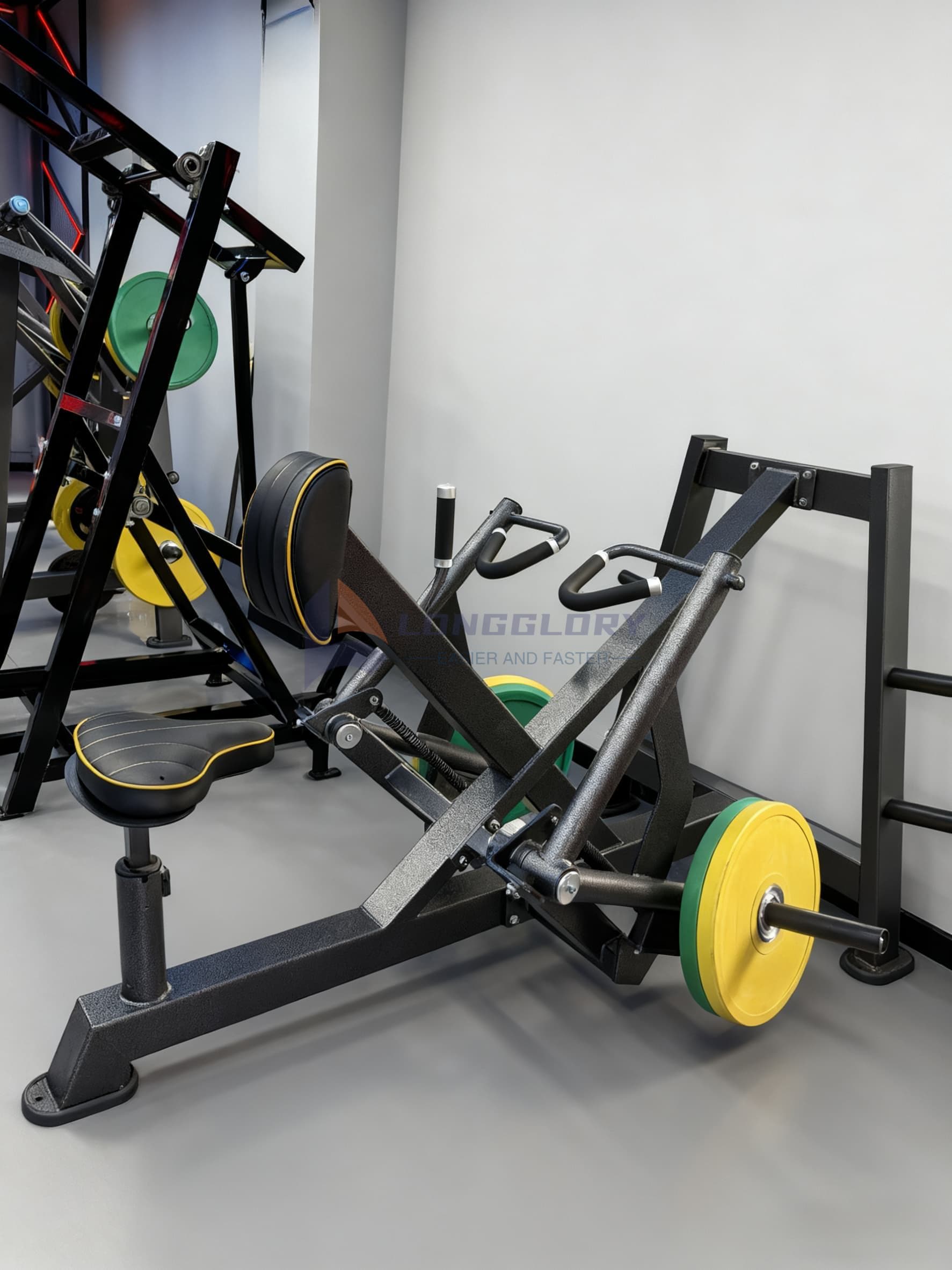 Máquina de fileira sentada