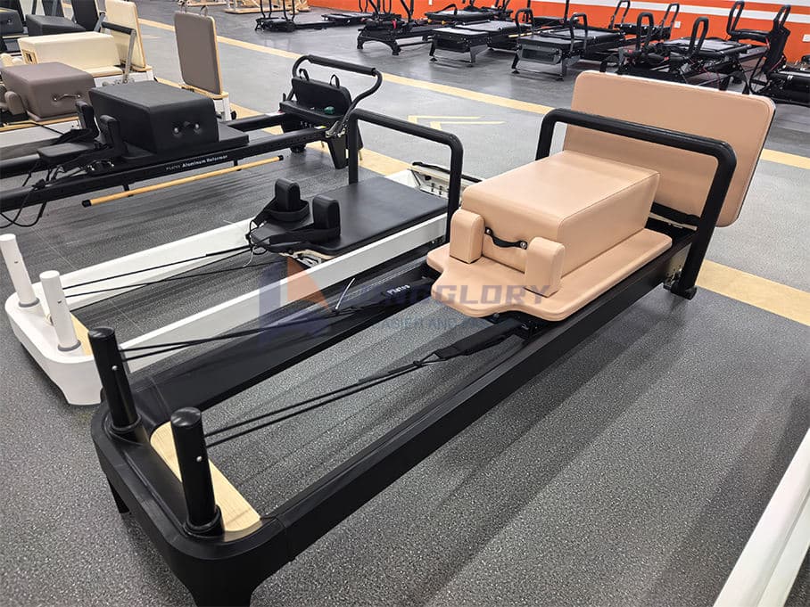 Reformador de alumínio para ioga Pilates